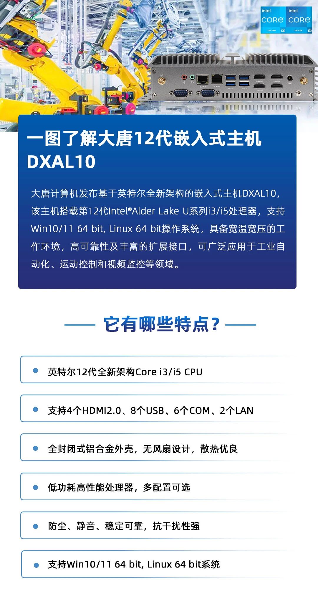 新品 | 乐鱼官方端网站登录入口第12代Alder Lake平台工控机，满足各应用需求